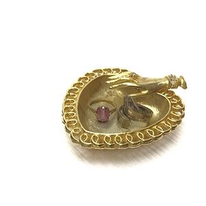 Small Vintage Metal Ring Dish
